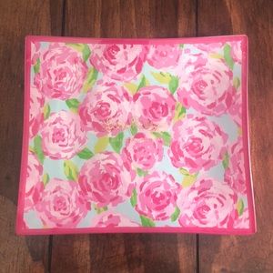 Lilly Pulitzer Glass Tray